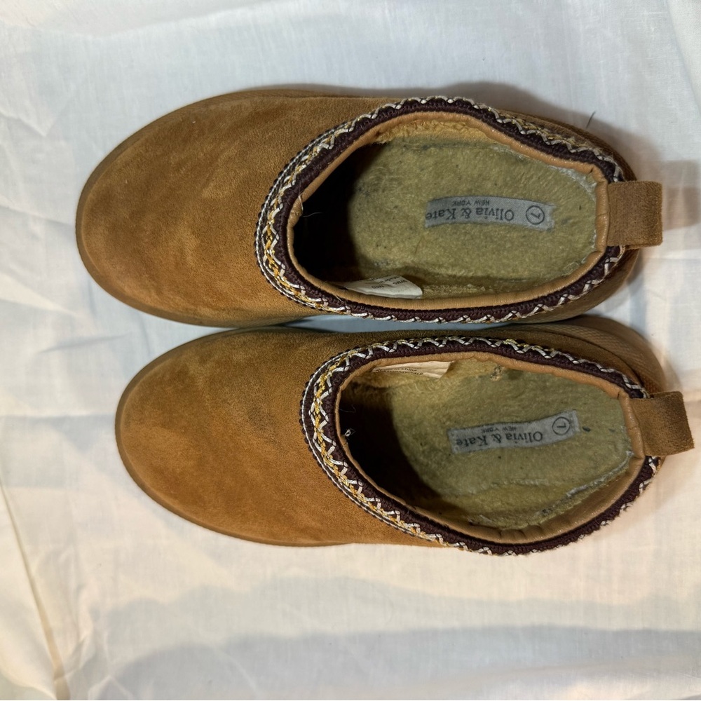 Oliver & Kate Women’s Platform Mule Slip-On in Chestnut Brown size 7 - Picture 6 of 8